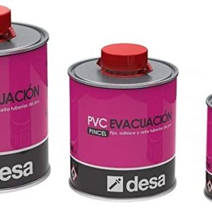 Tienda 12 Adhesivo Pvc Tuberías Presión 1kg C/Pincel