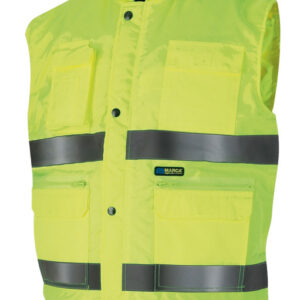 Chaleco Alta Visibilidad Acolchado Amarillo Multi Bolsillo 288vmf