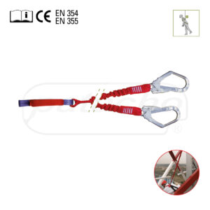 Cinta Amarre Doble ” y ” Elástico + Absorbedor 1,40mts.+ 2 Mosq.60mm bw-278/y/Kit1