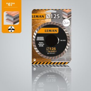 Disco Diamante 115 Past. 7mm Turbo Gral Obra Banda Continua Leman Orange 67115