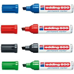 Rotulador Permanente Edding 500 Punta Biselada 2/7mm