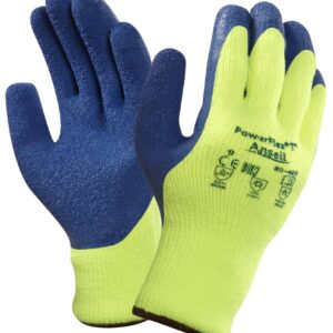 Guante Látex Anticorte Azul Super Ansell Edmon Powerflex t10
