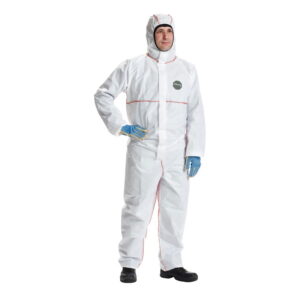 Mono Desechable Blanco Dupont 1188 FR Antiestático, Llama, Cont. Radioactiva, T. XL