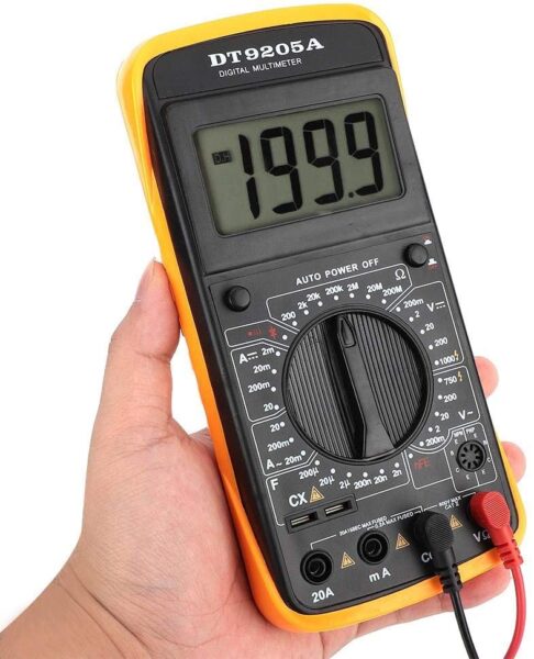 Multímetro Digital Dt-9205a C.C. 200 Mv / 2-20-200-600 V En C.A. 200 Mv / 2-20-200-600 V. 5 Multímetro Digital Dt-9205a C.C. 200 Mv / 2-20-200-600 V En C.A. 200 Mv / 2-20-200-600 V.