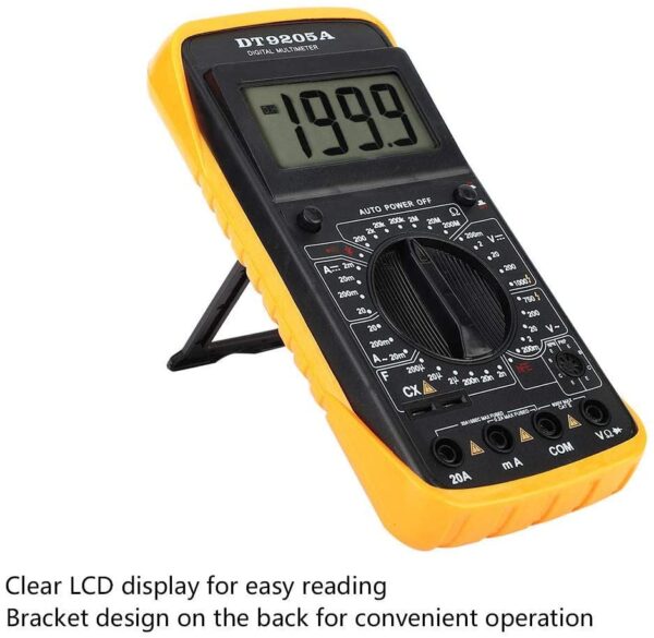 Multímetro Digital Dt-9205a C.C. 200 Mv / 2-20-200-600 V En C.A. 200 Mv / 2-20-200-600 V. 6 Multímetro Digital Dt-9205a C.C. 200 Mv / 2-20-200-600 V En C.A. 200 Mv / 2-20-200-600 V.