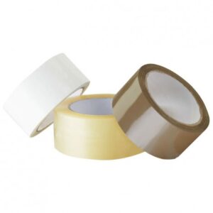 Precinto Poliprop./Caucho 66mts 50mm Transp.