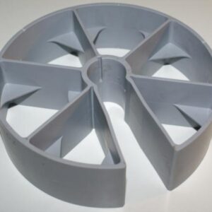 Separador Pvc 75 Reforzado Para Pilotes/Pantallas Varilla Hasta 16mm 45ud