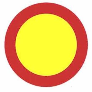 Señal Redonda Tr100 50cm Circulación Prohibida Económica