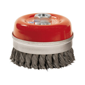 Cepillo Taza Alambre Trenzado Acero Templado 70mm m14