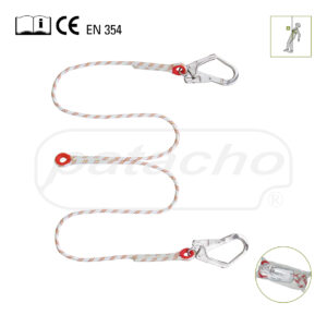 Cuerda Amarre Doble ” y ” 1,8mts. + 2 Mosq. Rápidos 56mm + Absorbedor cu-933/y/Kit2