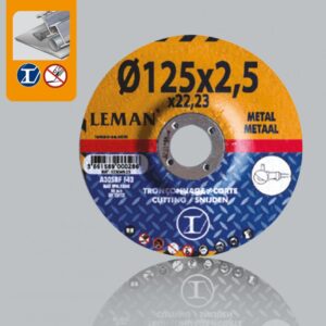 Disco Corte Acero 115×2.5 Leman Orange 113049.25