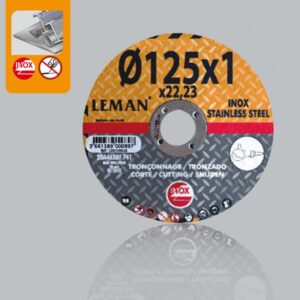 Disco Corte Acero 115×1,0 20a Inox Leman Pack 5 Caja 200 Precio Unidad 1151049.05
