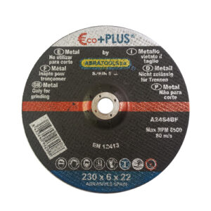 Disco Corte Acero 230×2,5 Abr €co+Plus Acero y Férricos
