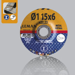 Disco Desbaste Acero 115×6 Leman