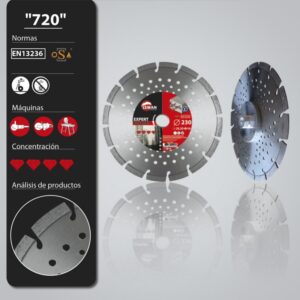 Disco Diamante 350×25.4mm 10mm Destructor,Granito Duro,Klinker,Acero, Horm. Armado, Leman 720355