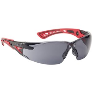 Gafa Protección Bolle Rush Plus Pc Ahumado UV Anti-Rayaduras-Vaho-Impacto Platinum