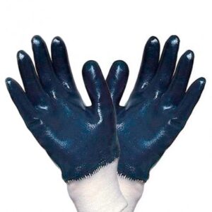 Guante Nitrilo Azul Dorso Y Palma Cubierto Puño Elástico 9902 Junit T 9