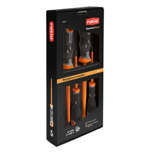 Juego Destornillador Seguridad Dynamic Tecno Aislo 6489H7 1000V 5 Pcs Ratio