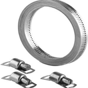 Kit Abrazadera Sin Fin Inox W4 5mts + 8 Cabezales