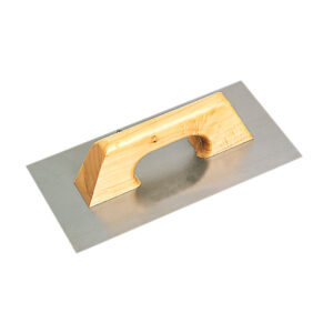 Llana Acero Inoxidable Rubí 300×150 Mango Madera