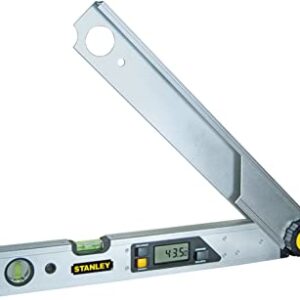 Nivel Medidor De Ángulos Clinómetro Digital Stanley 0º a 180º + 3 Pilas AAA 40cm