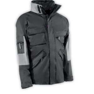 Parka Daytona Negro/Gris Con Forro Polar Desmontable 879
