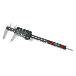 Pie De Rey Digital 150 mm y Pulgadas Ext.Int.Prof. y Altura Bocas 44mm 1 Pila SR44