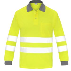 Polo Alta Visibilidad Coolmax M/Larga C/ Bolsillo 3020af