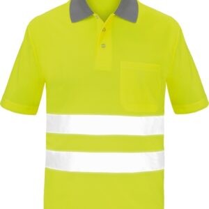 Polo Alta Visibilidad Coolmax M/Corta C/ Bolsillo Serie 3009