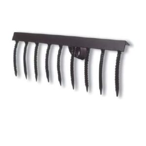 Rastrillo Forjado 12 Púas De 10cm Super Fuerte S/M
