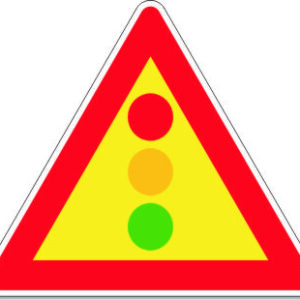 Señal Triangular Tp3 70cm Peligro Semáforo Económica