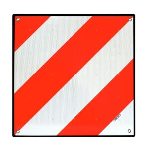 Señal Transporte 50×50 V20 Réflex Carga Que Sobresale