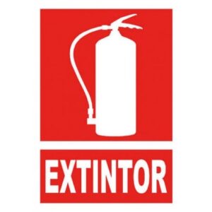 Señal Pvc Fotoluminiscente 210×290 Din A4 Extintor C/Texto EX-001