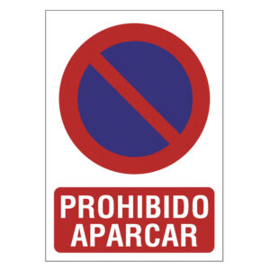 Señal Pvc 297×420 nº209 Din A3 Prohibido Aparcar