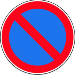 Señal Redonda Tr308 50cm Prohibido Aparcar Económica