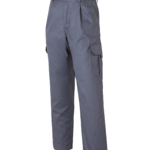 Pantalón Gris 1001 Multibolsillo Pol.Alg Goma Tallas