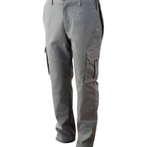 Pantalón Gris 1007c Multibolsillo Stretch Comfort Spandex Algodón Tallas