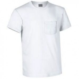 Camiseta Blanca M/Corta Serie 5000 1 Bolsillo