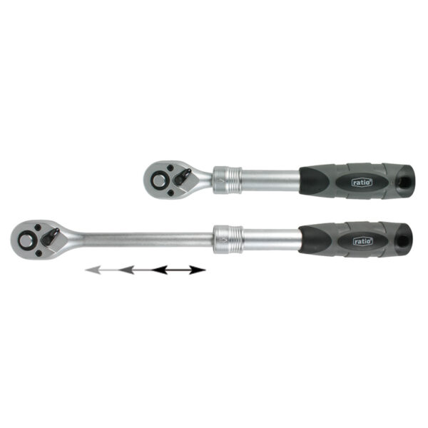 Llave Carraca 1/2" Profesional Extensible 1 LLAVE CARRACA EXTENSIBLE