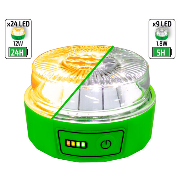 ROTATIVO BALIZA V16 DE EMERGENCIA LED V-16 HOMOLOGADO TRAFICO 2 VALIZA V-16