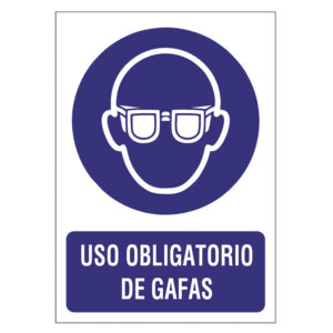 SEÑAL 210X297 PVC USAR GAFAS