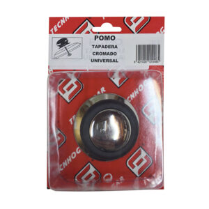 Tienda 6 POMO CROMADO TAPA CRISTAL UNIV.TECNHOGAR
