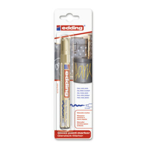 BLISTER MARCADOR PERM.EDDING 750 ORO