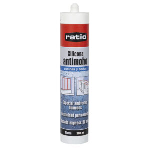 Tienda 10 SILICONA COCINAS BAÑOS RATIO BLANCA 300 ML