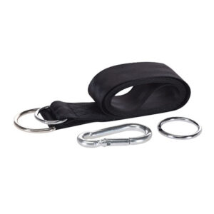 KIT FIJACION HAMACA CINTAS+GANCHO.MÁX120 KG