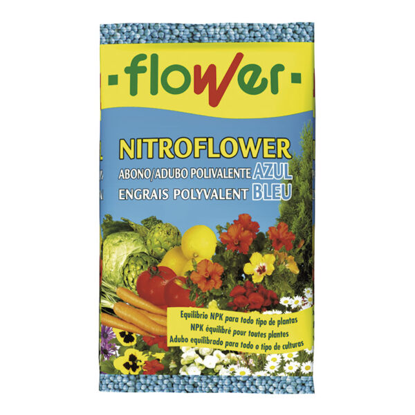 ABONO NITROFLOWER AZUL 750 GR. 1 ABONO NITROFLOWER AZUL 750 GR.