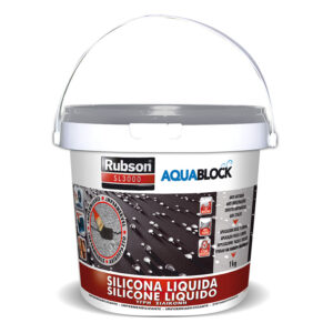 Tienda 6 SILICONA LÍQUIDA AQUABLOCK 1 KG.GRIS
