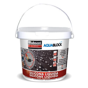 Tienda 7 SILICONA LÍQUIDA AQUABLOCK 1 KG.BLANCA