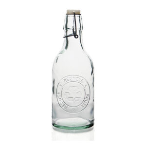 BOTELLA VIDRIO 1 LT. TRANSP.NATURE QD