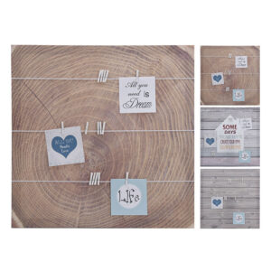 Tienda 2 PORTAFOTOS 45X45CM 3 LINEAS/15 PINZAS